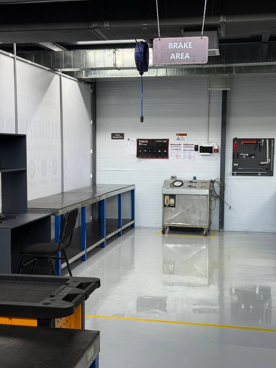 Brake area